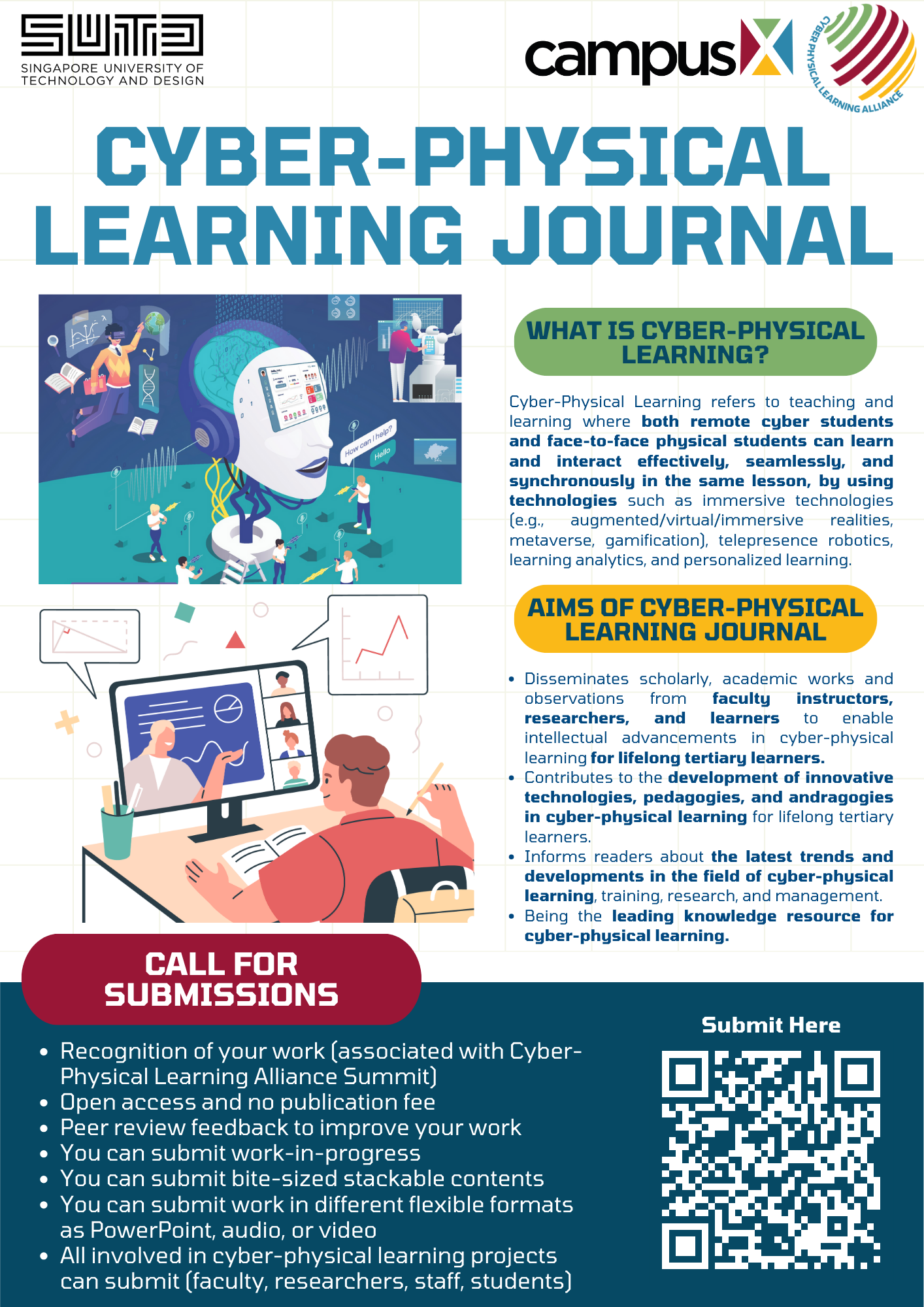 Cyber-Physical Learning Journal — Introduction & Call for Submissions cover