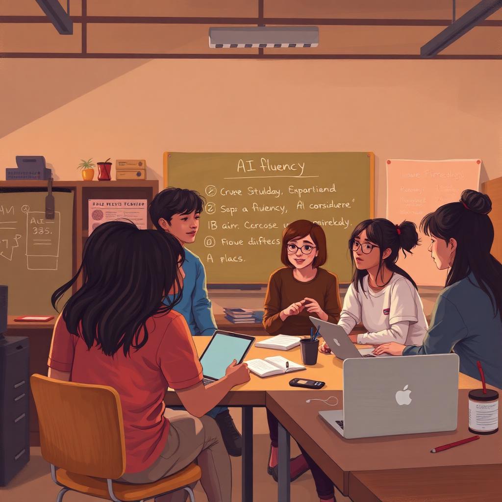 Fluency, Not Fear: Students Take the Lead in AI Learning